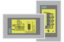 Pionowy terminal  typu touch-screen VT155W firmy ESA elettronica S.p.A. 