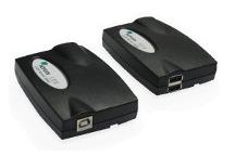 USB Rover 2650 - Rozszerzenie transmisji 2 portów USB 1.1 do 50m przez skrętkę Cat. 5