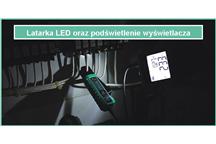 Latarka LED i podświetlenie wyświetlacza