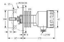 Wirnikowy sygnalizator poziomu RP40