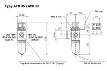 Wymiary [mm] - AFR 35 i AFR 80