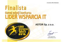 ASTOR Lider Wsparcia IT dyplom