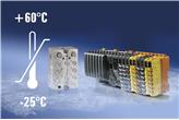 Moduły X20 i moduły X67 w zakresie temperatur od -25 do +60°C.