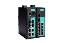 EDS-210A - przemysłowy switch z portami gigabitowymi (RJ45 oraz SFP)