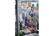 Robot Kawasaki współpracujący z systemem wizyjnym firmy SensoPart