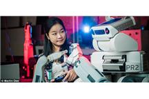 Robot, który nawiązuje kontakt wzrokowy