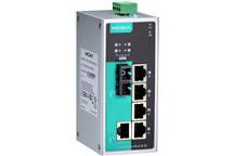 EDS-P206A-4PoE-M-SC niezarządzalny switch na szynę DIN z czterema portami PoE+