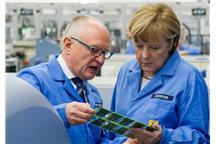 Angela Merkel z wizytą w Siemensie